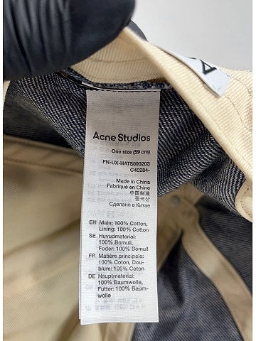 Acne Studios Baseball Cap (view 2)