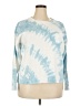 Style&Co 100% Cotton Tie-dye Blue Pullover Sweater Size 3X - photo 1