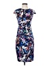 Betsey Johnson Print Blue Cocktail Dress Size 2 - photo 1