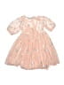 Stella McCartney 100% Polyester Stars Pink Dress Size 3T - photo 1