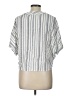 Sim & Sam 100% Rayon Ivory Short Sleeve Blouse Size L - photo 2