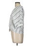 Sim & Sam 100% Rayon Ivory Short Sleeve Blouse Size L - photo 5