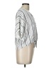 Sim & Sam 100% Rayon Ivory Short Sleeve Blouse Size L - photo 4