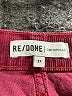 RE/DONE 100% Cotton Burgundy Jeans Size 27 waist - photo 7