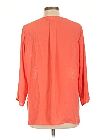 Kelly By Clinton Kelly 3/4 Sleeve Blouse (view 2)