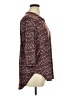 Cato Animal Print Burgundy 3/4 Sleeve Blouse Size XL - photo 4