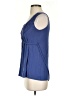 Kische 100% Rayon Blue Sleeveless Blouse Size S - photo 5