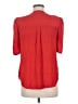 1.State 100% Polyester Red Short Sleeve Blouse Size M - photo 2