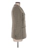 Armani Collezioni Houndstooth Plaid Tan Blazer Size 6 - photo 4
