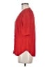1.State 100% Polyester Red Short Sleeve Blouse Size M - photo 5