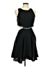 NBD 100% Polyester Solid Black Cocktail Dress Size M - photo 1
