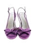 Something Bleu Color Block Purple Heels Size 8 - photo 2