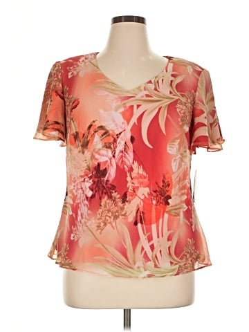 R&M Richards Short Sleeve Blouse (view 1)