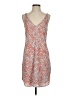 WAYF 100% Polyester Print Orange Casual Dress Size S - photo 1