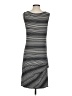 Mossimo Stripes Gray Casual Dress Size S - photo 2