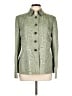 Linda Allard Ellen Tracy Paisley Green Jacket Size 12 - photo 1