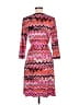 Versona Chevron-herringbone Pink Casual Dress Size M - photo 2