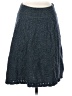 Moth Chevron-herringbone Gray Wool Skirt Size S - photo 1
