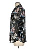 Kut from the Kloth Floral Black 3/4 Sleeve Blouse Size S - photo 5