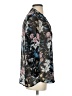 Kut from the Kloth Floral Black 3/4 Sleeve Blouse Size S - photo 4