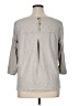 J.Jill Gray 3/4 Sleeve Top Size XL - photo 2