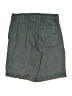 Old Navy 100% Cotton Solid Gray Cargo Shorts Size 8 - photo 2
