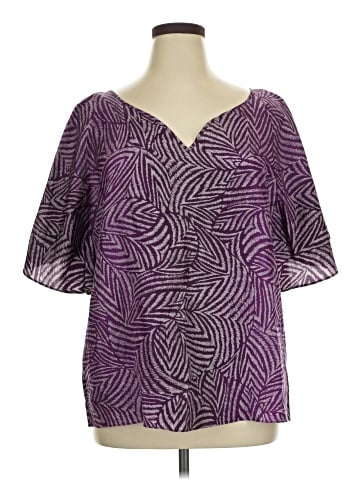 Banana Republic Short Sleeve Silk Top (view 1)