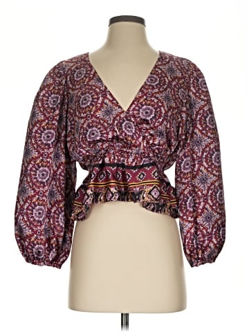 Majorelle 3/4 Sleeve Blouse (view 1)