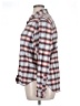 Pendleton Plaid Burgundy White Long Sleeve Button-Down Shirt Size XL - photo 5