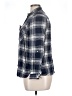 Atmosphere 100% Cotton Plaid Blue Long Sleeve Button-Down Shirt Size 14 - photo 5