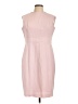 Kasper Solid Pink Cocktail Dress Size 12 - photo 1