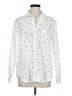 Frank & Eileen 100% Cotton Hearts White Long Sleeve Blouse Size M - photo 1