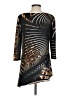 MESMERIZE Animal Print Gold 3/4 Sleeve T-Shirt Size S - photo 2