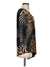 MESMERIZE Animal Print Gold 3/4 Sleeve T-Shirt Size S - photo 4