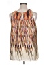 Sunny Leigh 100% Polyester Ivory Sleeveless Blouse Size XL - photo 2