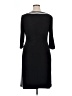 Chaps Solid Black Casual Dress Size XL - photo 2
