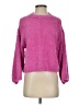 Only Solid Pink Pullover Sweater Size XXS - photo 1