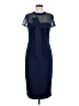 JS Collections Blue Cocktail Dress Size 8 - photo 1