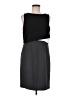 Ivanka Trump Color Block Gray Cocktail Dress Size 8 - photo 1