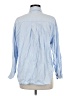 Zara Blue Long Sleeve Button-Down Shirt Size M - photo 2