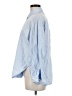 Zara Blue Long Sleeve Button-Down Shirt Size M - photo 5