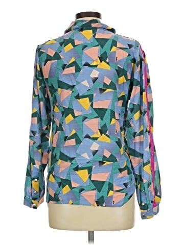 Coach Long Sleeve Silk Top (view 2)