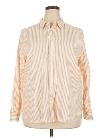 Ann Taylor LOFT Long Sleeve Button-Down Shirt (view 1)