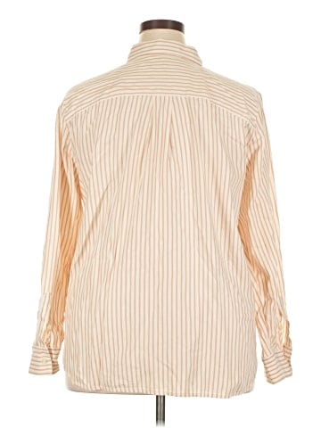 Ann Taylor LOFT Long Sleeve Button-Down Shirt (view 2)