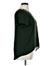 Lily White Green Short Sleeve Blouse Size XL - photo 4