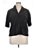 Gap Black 3/4 Sleeve Button-Down Shirt Size XL - photo 1