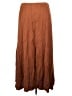 Purejill Solid Brown Casual Skirt Size XL (tall) - photo 2