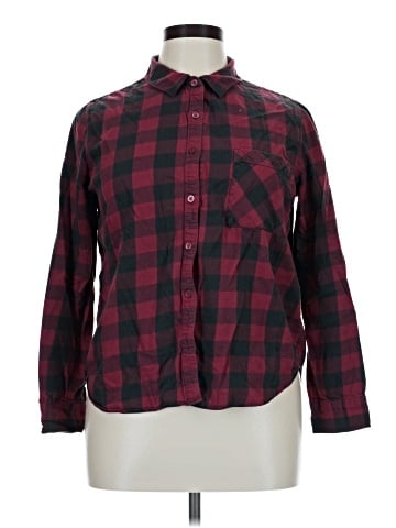 Mudd Long Sleeve Button-Down Shirt (view 1)