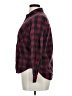 Mudd 100% Cotton Plaid Burgundy Long Sleeve Button-Down Shirt Size XL - photo 5