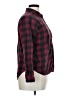 Mudd 100% Cotton Plaid Burgundy Long Sleeve Button-Down Shirt Size XL - photo 4